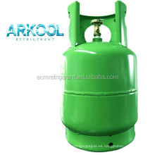 Air acondicionador de automóvil Use 10 kg de gas refrigerante R1234 YF CE Cilindro recargable